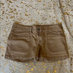 Casual Tan Women's Cargo Shorts